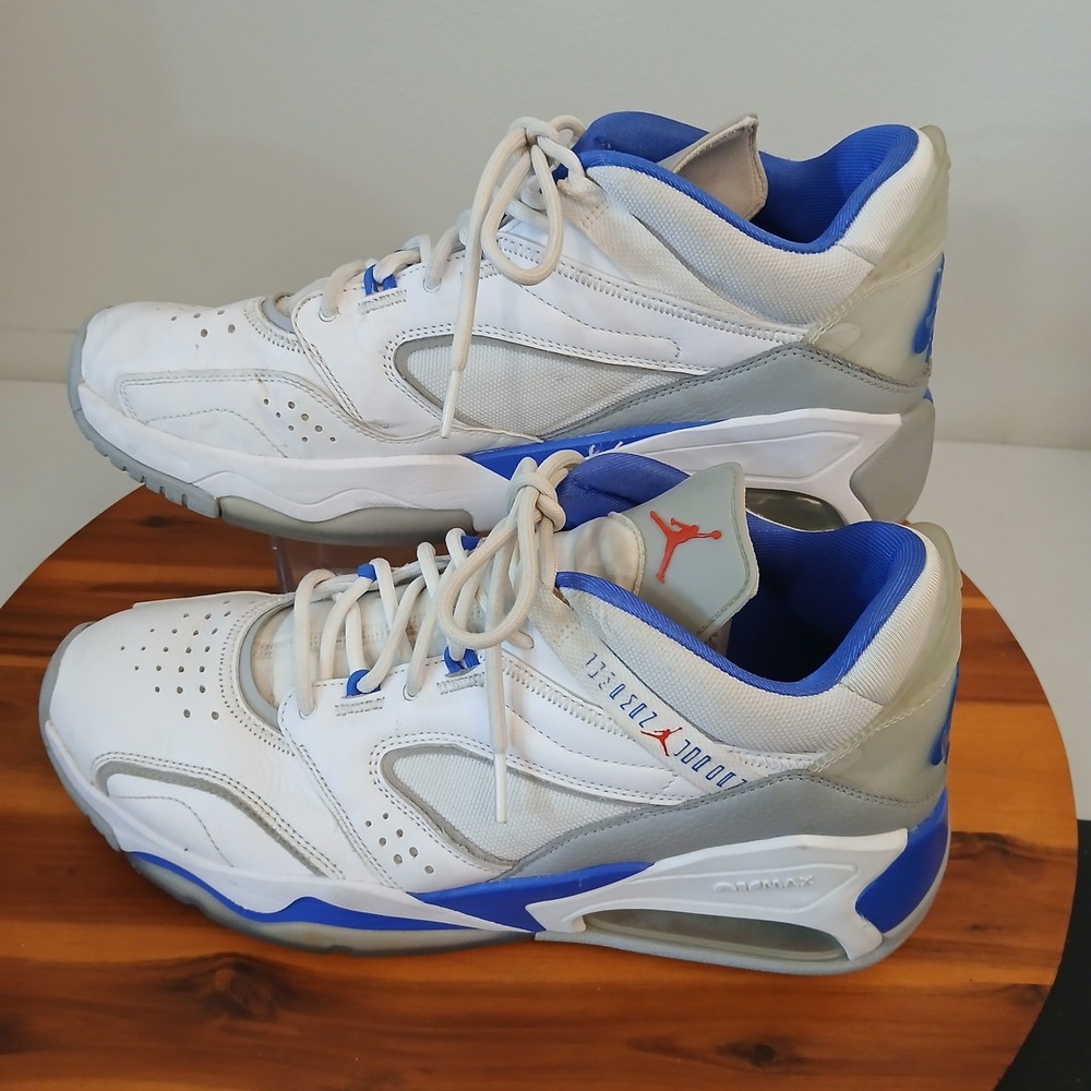 Jordan Point Lane Mens Size 12 White True Blue Shoes Sneakers CZ4166-101